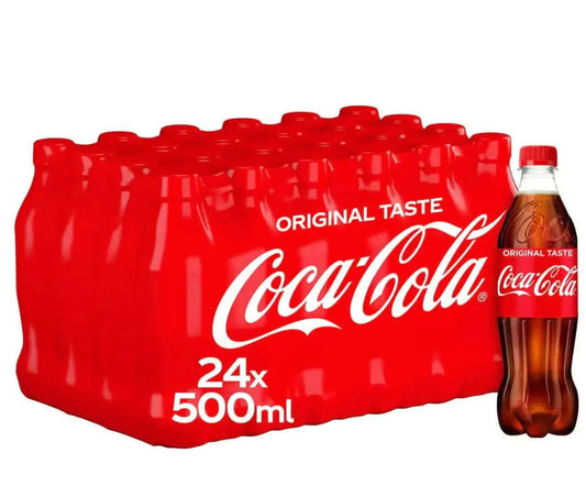 Coca-Cola 24 Pack - Coca-Cola Original Taste 24x500ml - Woo Discounts