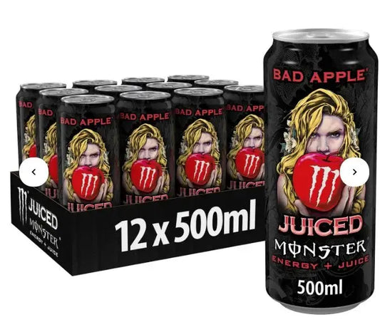 Monster Bad Apple Drink - Monster Bad Apple 12x500ml - Woo Discounts