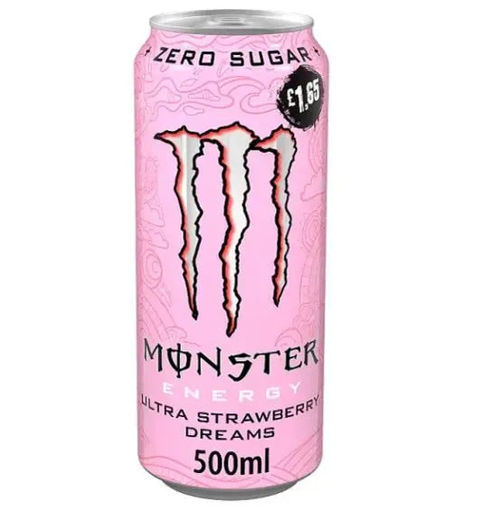 Monster Energy Strawberry Dreams - Zero Sugar Drink - Woo Discounts