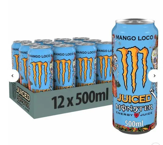 Monster Energy Mango Loco - Monster Energy Drink 500ml - Woo Discounts