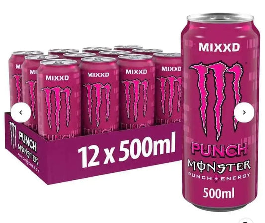 Monster Energy Mixxd Punch - Carbonated Energy Drink - Woo Discounts